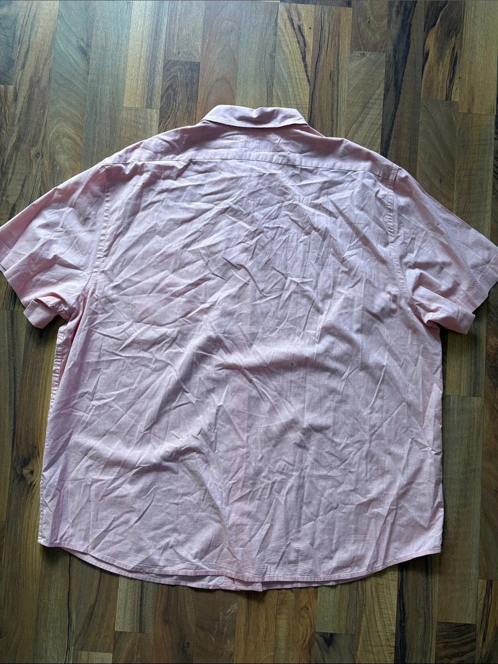 Banana Republic Men’s Short-Sleeve Button-Down Shirt in Light Pink Size XXL